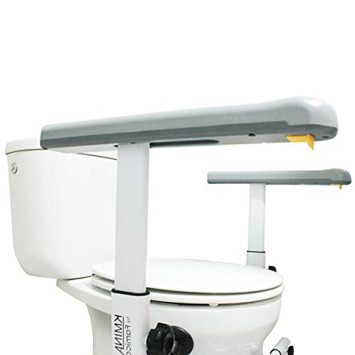KMINA - Toilettengestell WC-Aufstehhilfe, Breitenversetellbares Toilettengestell, Aufstehhilfe Toilettem, Toilettenstütz, WC-Stützhilfe - 4