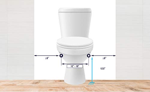 KMINA - Toilettengestell WC-Aufstehhilfe, Breitenversetellbares Toilettengestell, Aufstehhilfe Toilettem, Toilettenstütz, WC-Stützhilfe - 7