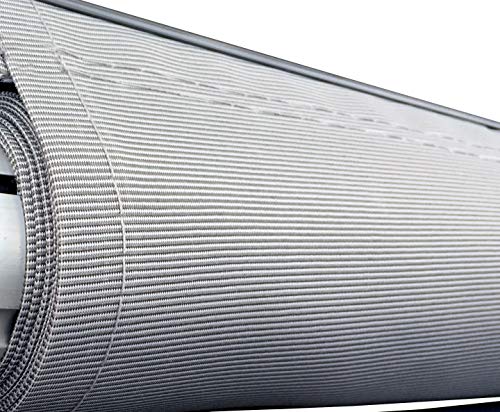 QUICK STAR Klemmmarkise 200x130cm Grau Balkonmarkise Sonnenschutz Terrassenüberdachung Höhenverstellbar von 200-290cm Markise Balkon ohne Bohren - 6