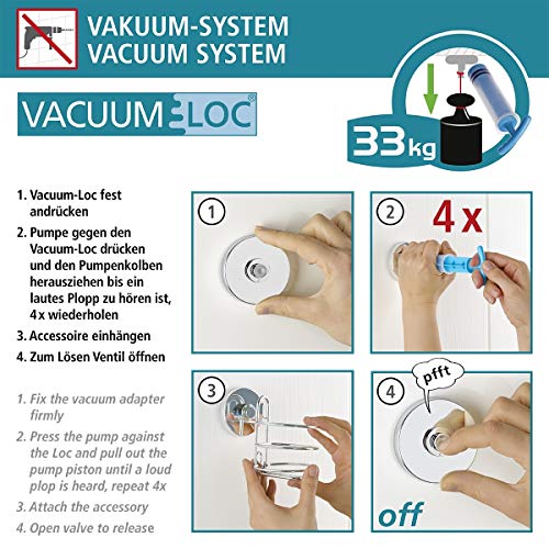 WENKO Vacuum-Loc Wandregal für Bad und Küche - 6