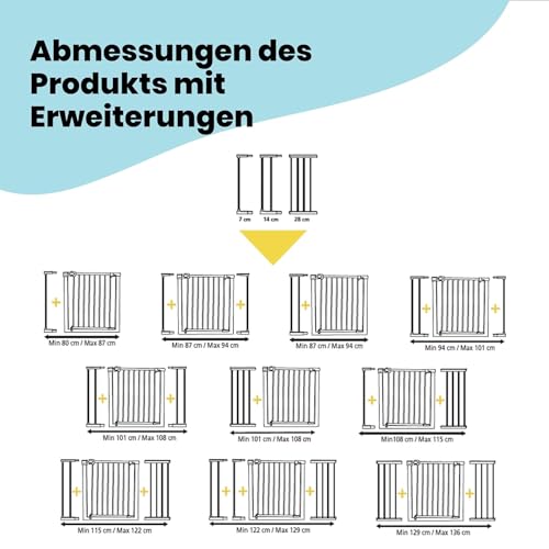 Safety 1st Auto Close Treppenschutzgitter - 10