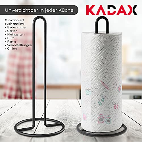 KADAX Küchenrollenhalter schwarz, stehend - 5