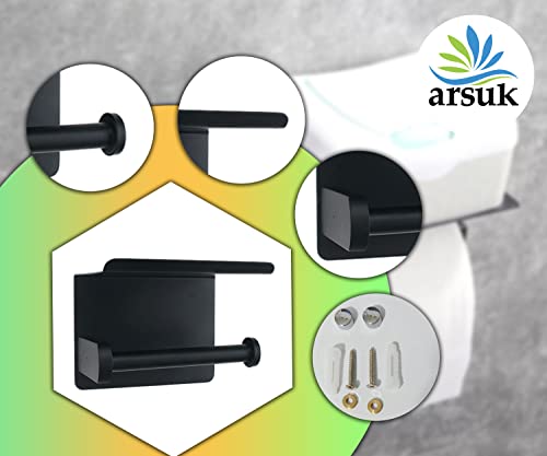 ARSUK Toilettenpapierhalter ohne Bohren mit Ablage - 6