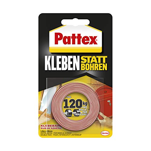 Pattex Kleben statt Bohren Klebeband+Klebe-Strips Set - 2